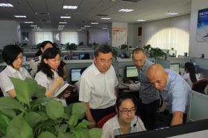 中國銀行大連市分行領導來訪錦程集團