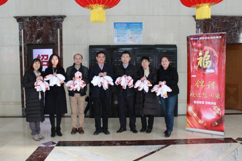 錦程國際物流集團組織新春團拜活動